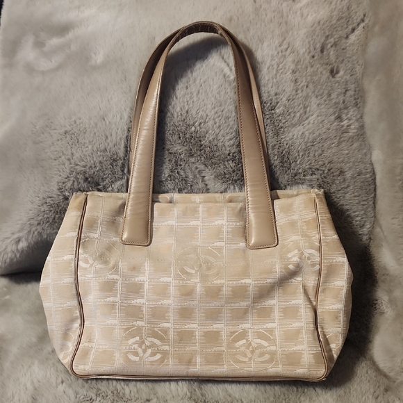 Chanel Travel Line  BeigeTote Bag - Picture 1 of 10